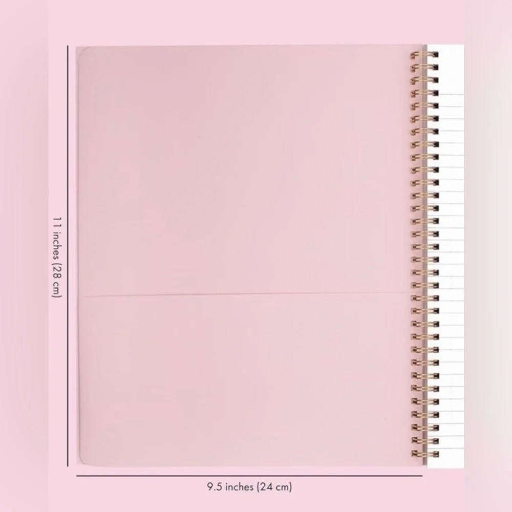 New Kate Spade Large Spiral Notebook 